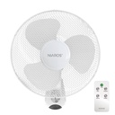 Ventilador de parede Sautar com controlo remoto Ø43 cm 45 W Branco