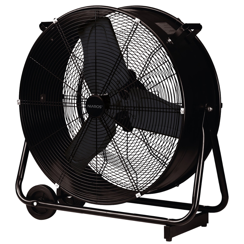 Ventilador metálico de chão Bampa Ø67,5cm 250W Preto