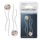 Blister 2 suportes de lâmpadas GU10