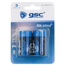Pilha alcalina GSC evolution LR20 (D), Blister 2 un.