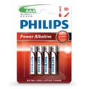 Pilha alcalina PHILIPS LR03 (AAA) Blister 4 un.