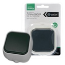 Conmuntador de superficie IP54 Negro - 6u caja exp