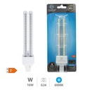 Bombilla LED PL 16W G24 6000K - 6u caja exp