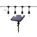 Kit guirnalda decorativa solar Doik 10M 20 portalámparas IP44