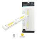 Luz de armário LED ajustável com sensor de movimento 3 W 4000 K