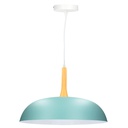 Lâmpada pendente Série Kaseli E27 Ø 500 mm Azul