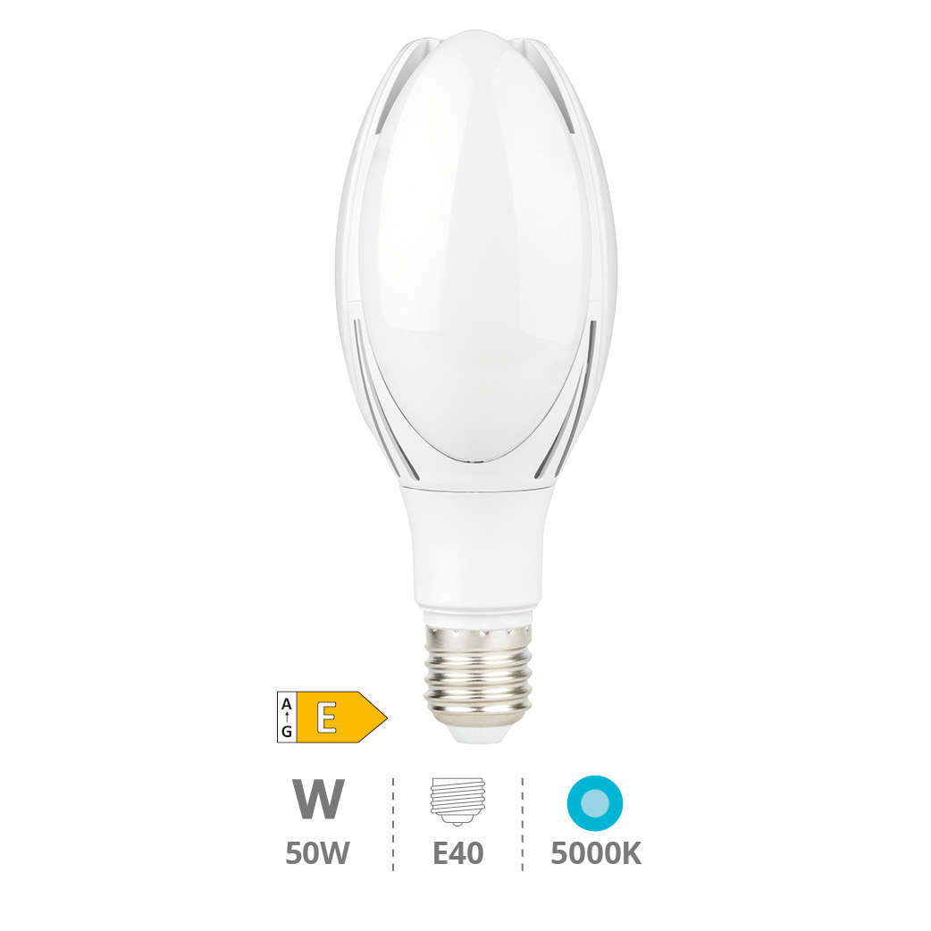 Lâmpada LED industrial Oihana 50W E40 5000K
