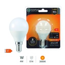 Bombilla LED esférica 4W E14 3000K - 12u caja exp