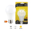 Bombilla LED estándar 11W E27 4200K - 8u caja exp