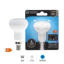 Bombilla LED reflectora R50 6W E14 6000K -12u caja exp