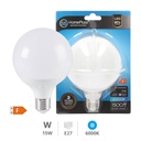 Bombilla LED globo G95 15W E27 6000K - 6u caja exp