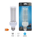 Bombilla LED 4U 15W E27 6000K - 6u caja exp
