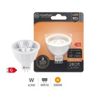 Bombilla LED COB dicroica 4,5W MR16 3000K - 12u caja exp