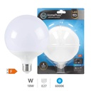 Bombilla LED globo G120 18W E27 6000K - 6u caja exp