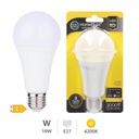 Bombilla LED estándar 19W E27 4200K - 6u caja exp