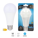 Bombilla LED estándar 19W E27 6000K - 6u caja exp