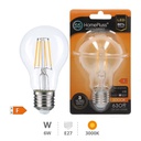 Bombilla LED estándar filamento 6W E27 3000K - 8u caja exp