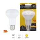 Bombilla LED reflectora R63 8W E27 4200K - 12u caja exp