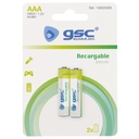 Pilha recarregável GSC HR03 (AAA) 1,2 V 800 mAh Blister 2 un.