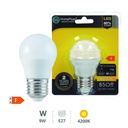 Bombilla LED esférica 9W E27 4200K - 12u caja exp