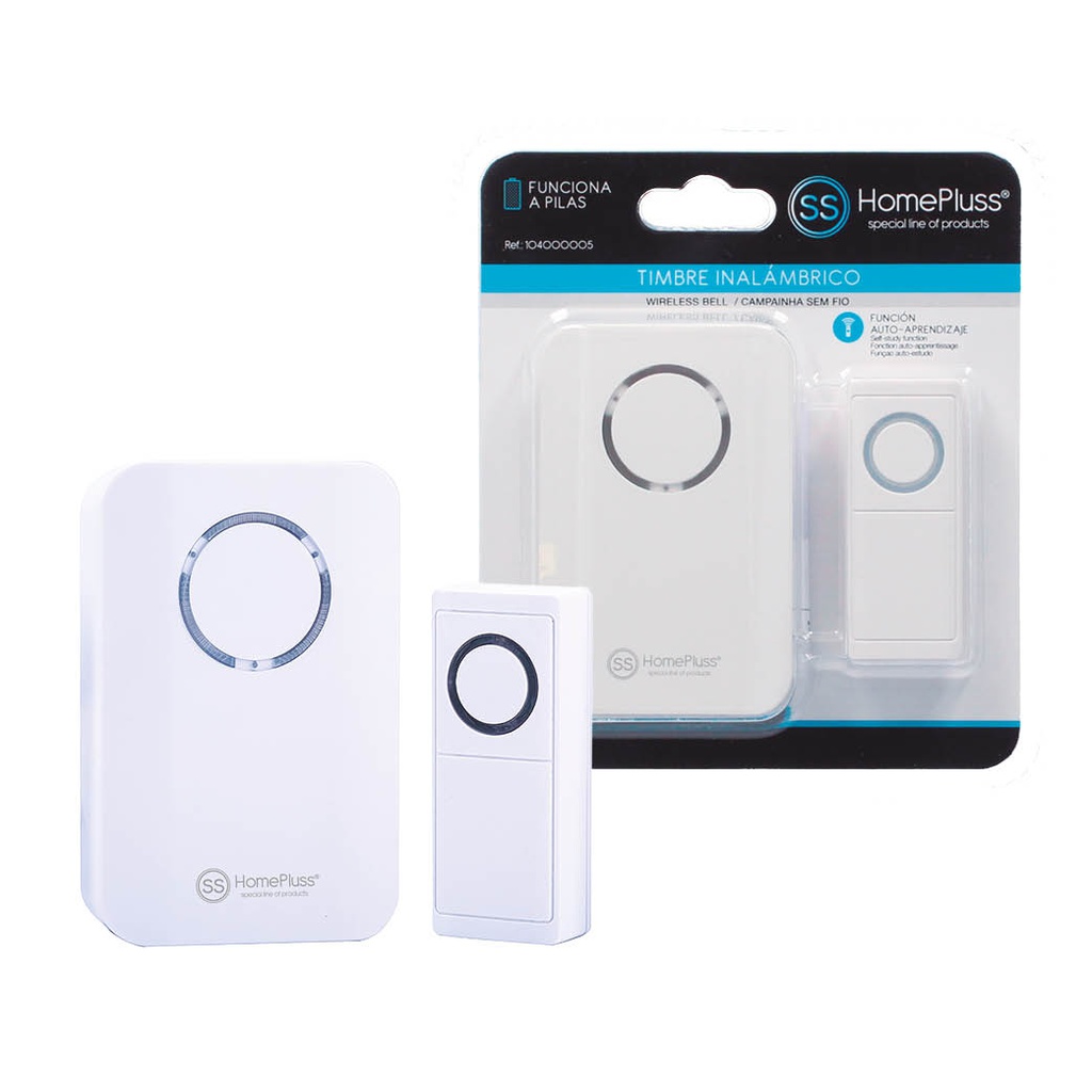 Wireless doorbell battery operated 85dB - 10pcs inner box