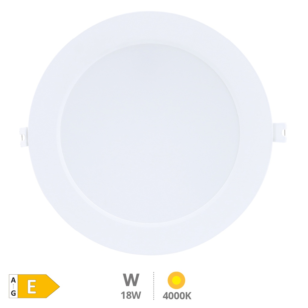 Downlight LED embutido redondo Dumba 18W 4000K Branco - Libertina