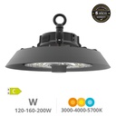 Campana industrial LED Mitope 120 - 160 - 200W 90º 3000 - 4000 - 5700K - Pro Line
