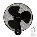 Ventilador de pared Sautar con mando Ø43cm 45W Negro