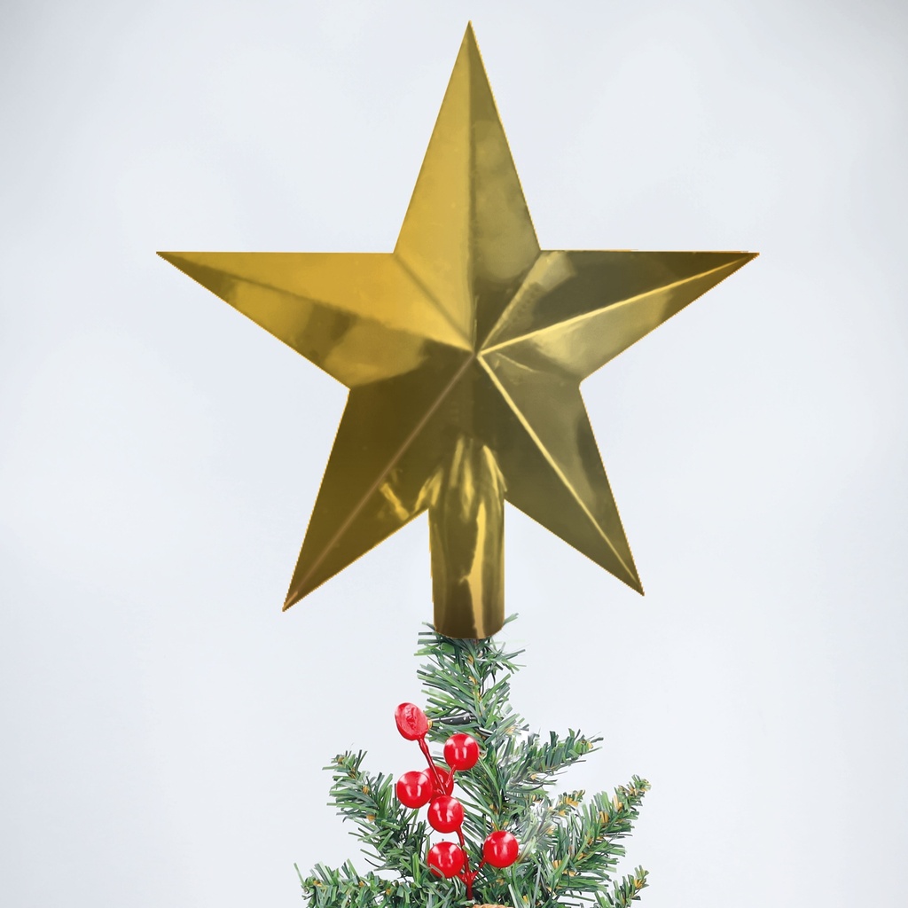 Estrela de Natal para árvore Alasia Dourado