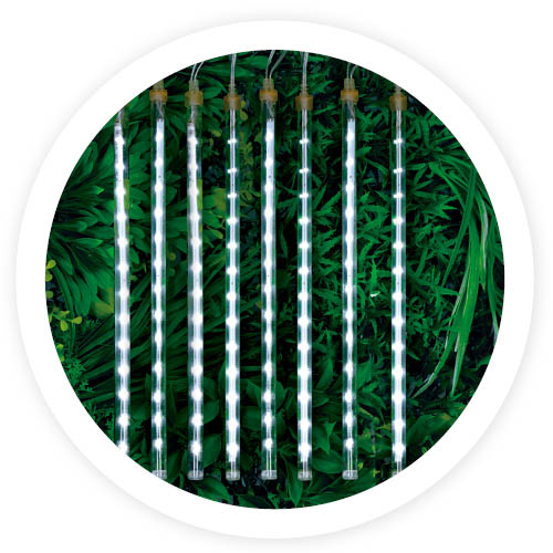 Cortina LED luminosa 5M efecto meteoro