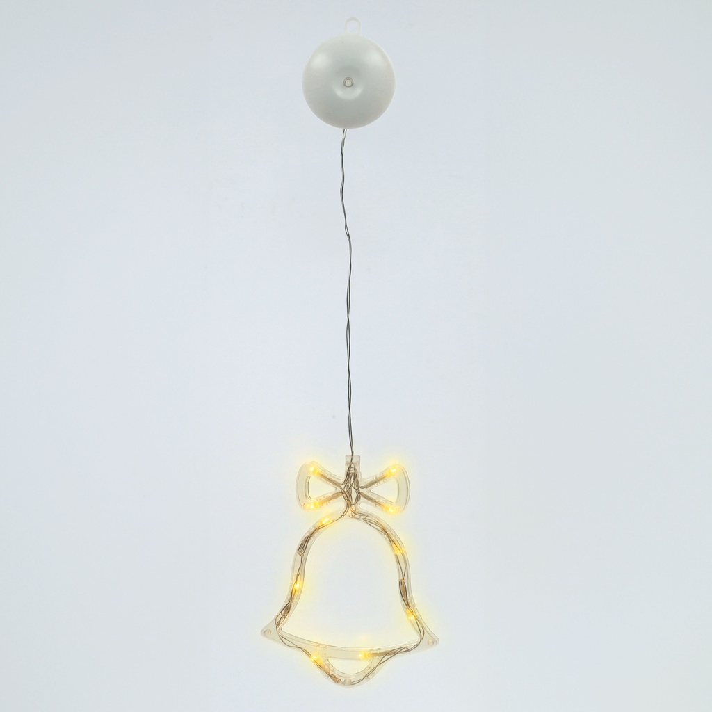 Sino de Natal LED para pendurar (3 pilhas AAA)