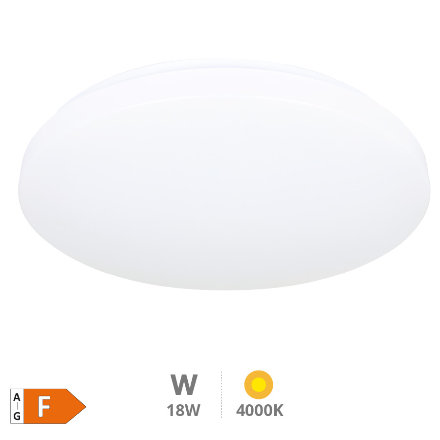 Plafón techo LED  18W 4000K Branco - Libertina