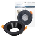 Handil Aro fixo redondo encastrável antiencandeamento Negro
