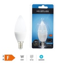Bombilla LED vela 6W E14 6000K - 12u caja exp