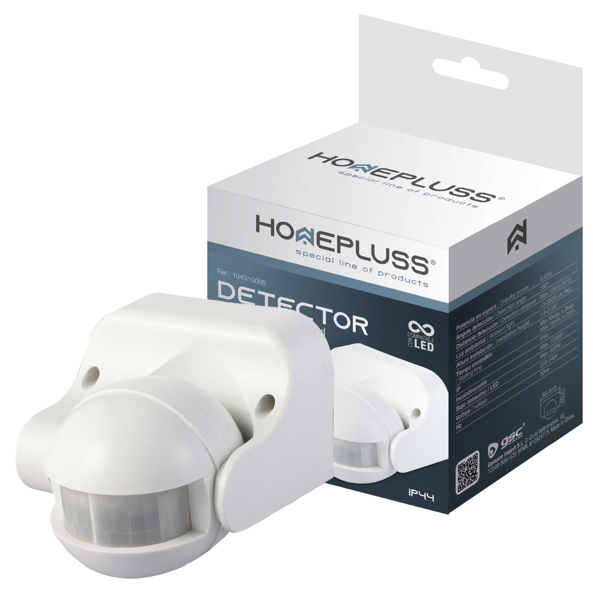 Detector superficie techo Musonda Blanco