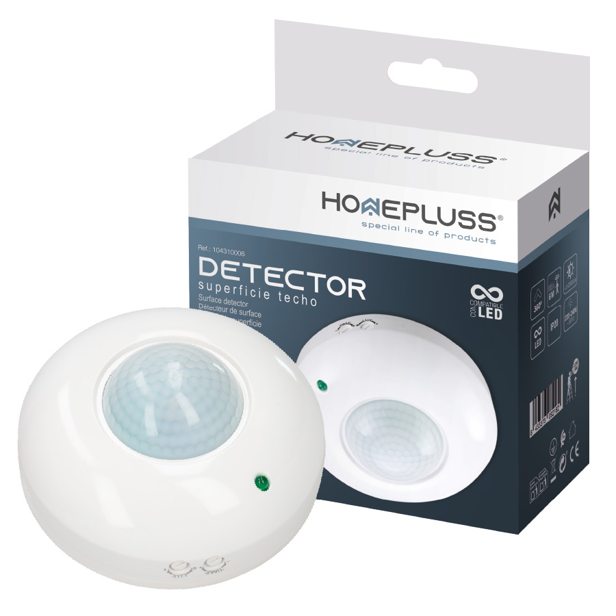 Detector superficie techo Malopa Blanco