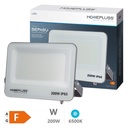 Proyector aluminio LED Sepasu 200W 6500K IP65 Gris