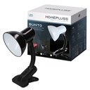 Bunto Candeeiro de escritório com mola E27 Negro