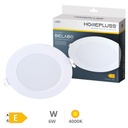 Downlight empotrable LED redondo Belabo 6W 4000K Blanco