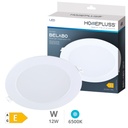 Downlight empotrable LED redondo Belabo 12W 6500K Blanco