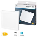 Downlight superficie LED cuadrado Dousala 18W 6500K Blanco