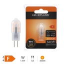 Lâmpada LED 1.5W G4 3000K 12V - 6u retrátil