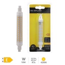 Lâmpada LED linear 118mm 10W R7s 4200K - 6u retrátil