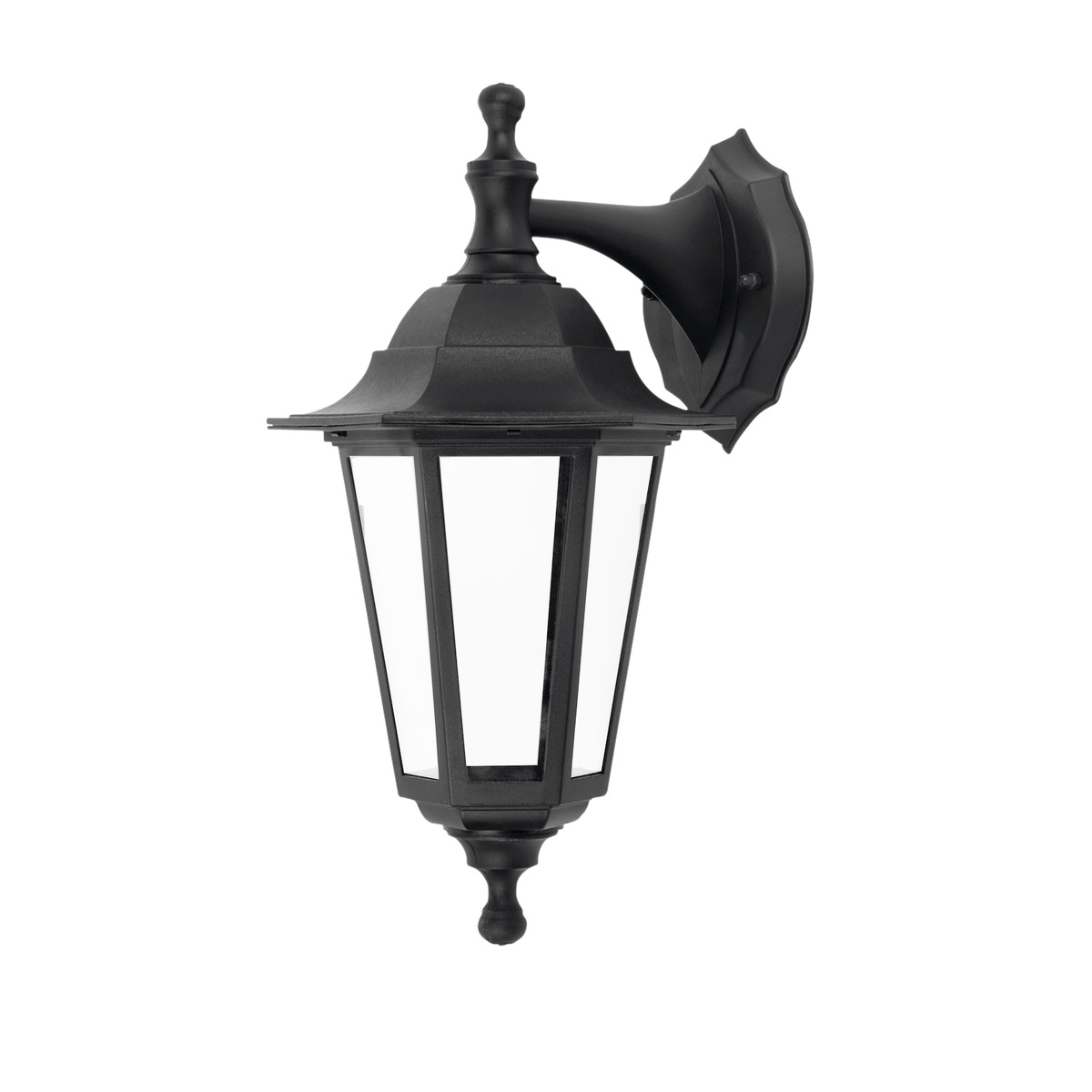 Lampadaire de jardin bras réversible Série Sakania E27 IP44 Noir