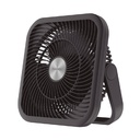 Ventilador portátil Rayna multifunción 25cm 9W Negro