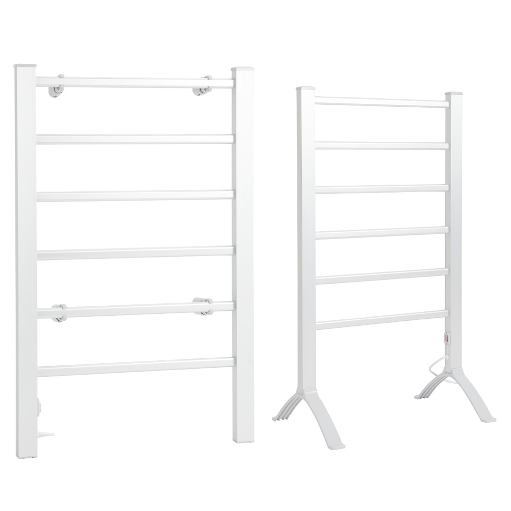 Aquecedor de toalhas elétrico 2 em 1 Hadim Máx. 100W Branco