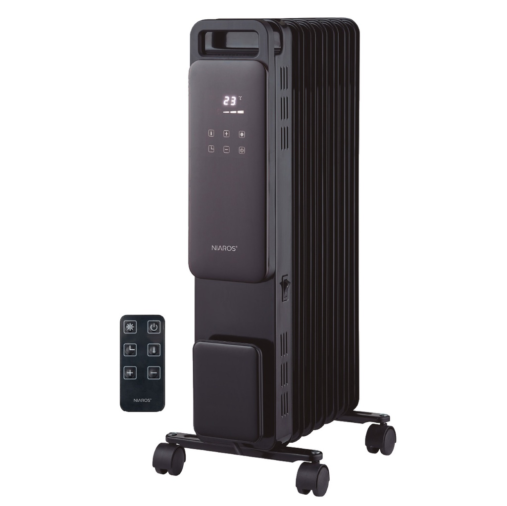 Radiador de aceite 7 elementos Durasil con mando Máx. 1500W