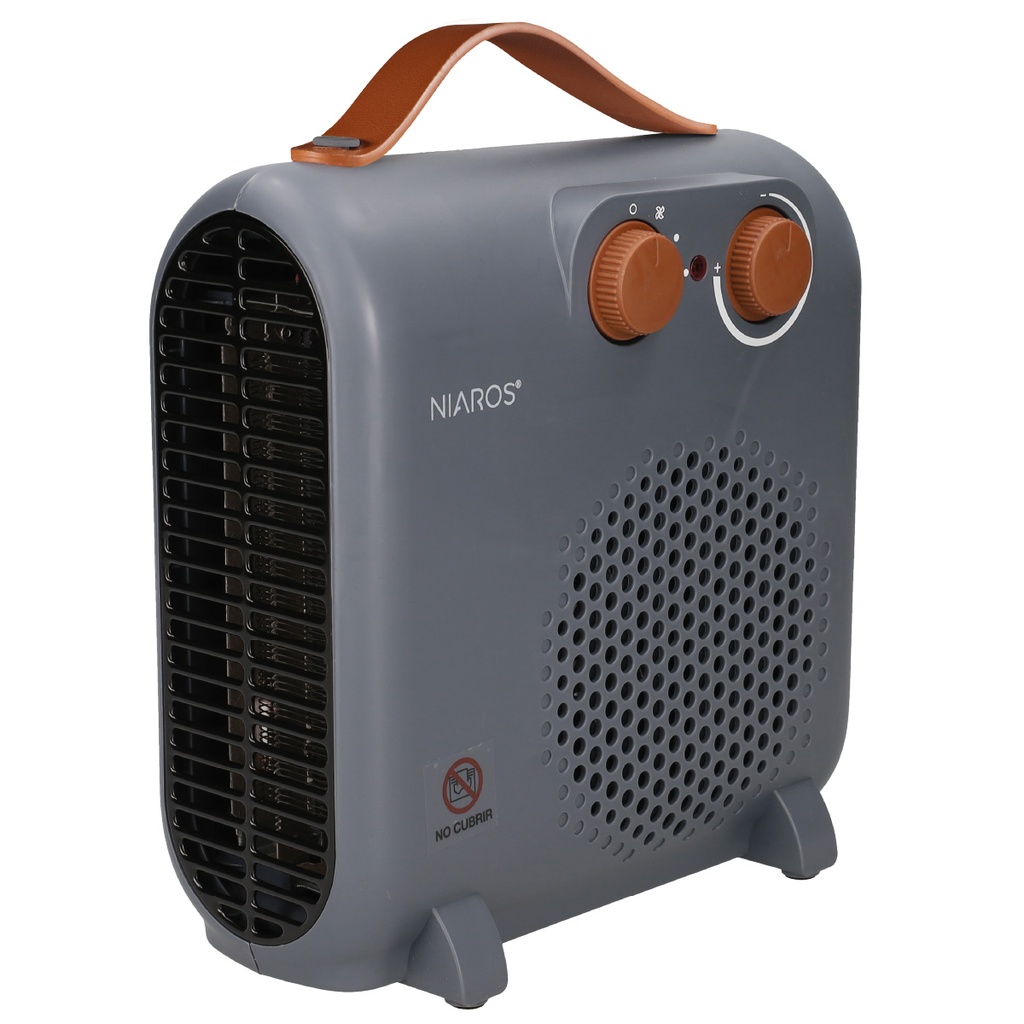 Calefactor eléctrico vertical/horizontal Aitsa Máx. 2000W Gris
