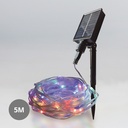 Guirnalda LED solar 5M 8 funciones RGB
