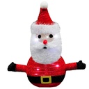Papai Noel dobrável LED 300mm Luz fria